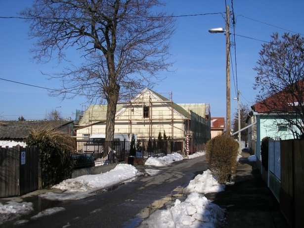 Kész a tetőlécezés
